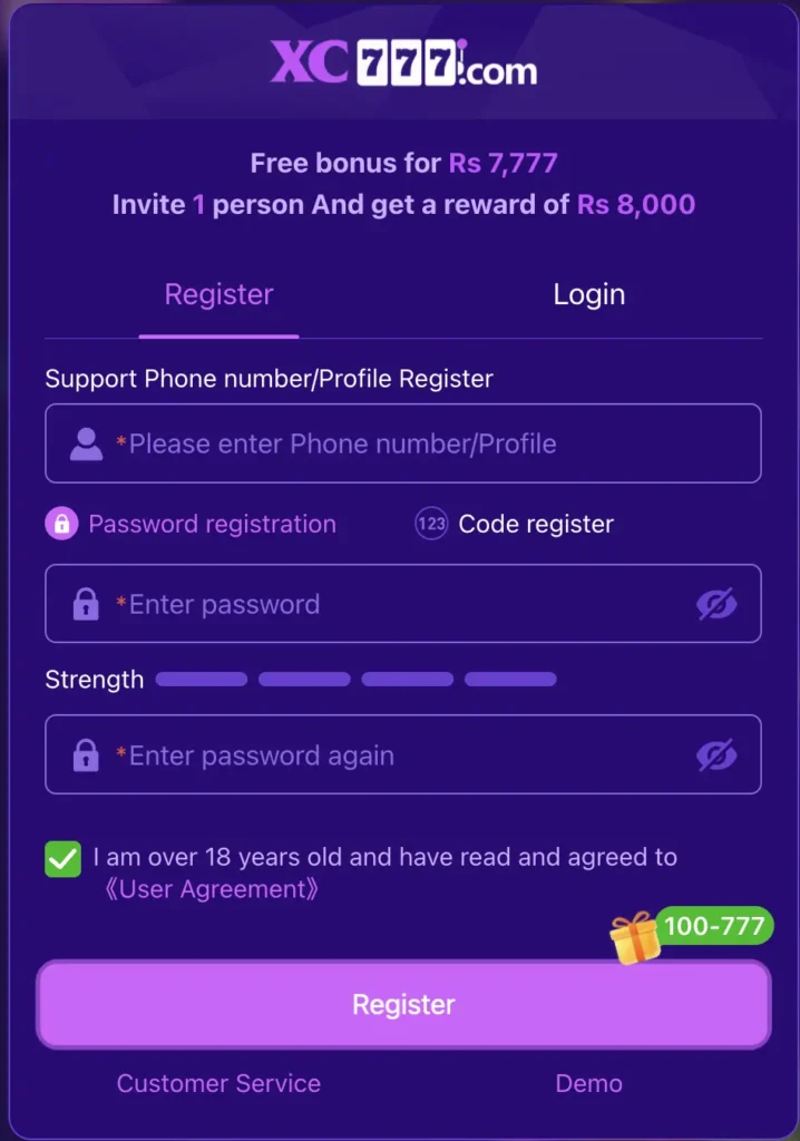 XC777-Game-Login